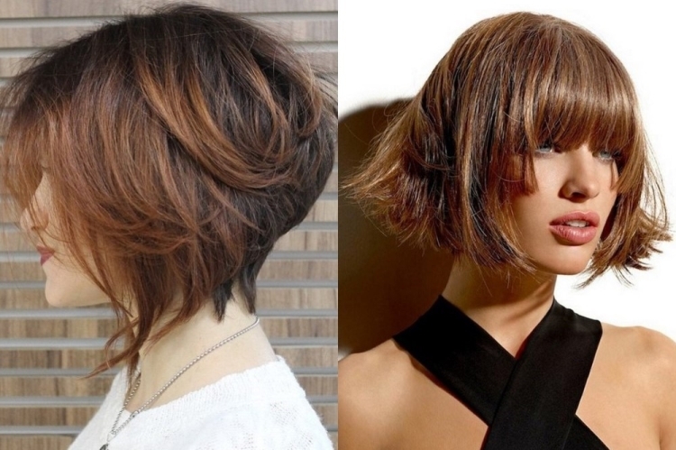 Coiffures pour cheveux liquides de différentes longueurs