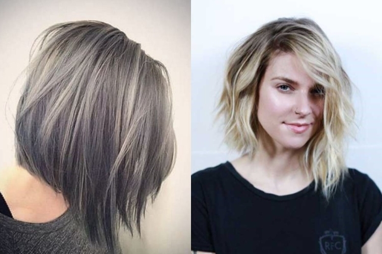 Coiffures pour cheveux liquides de différentes longueurs
