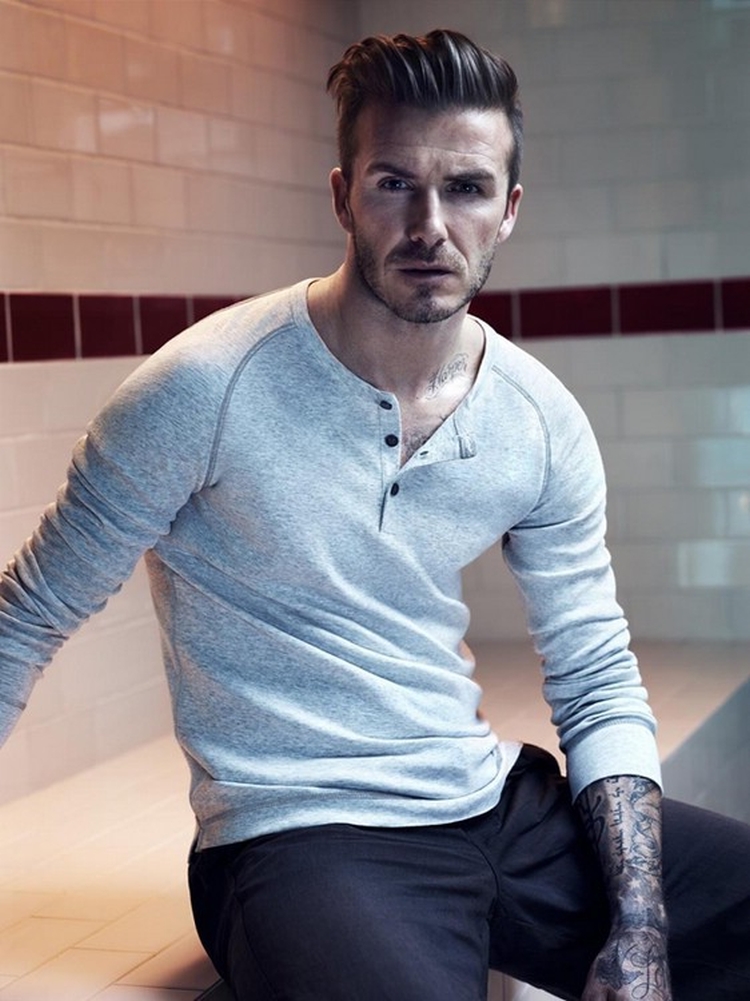 Les coiffures de Beckham : photo de coupes de cheveux