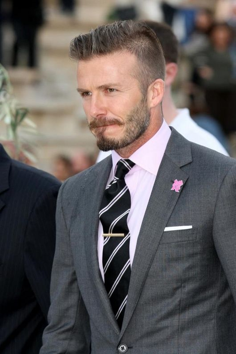 Les coiffures de Beckham : photo de coupes de cheveux
