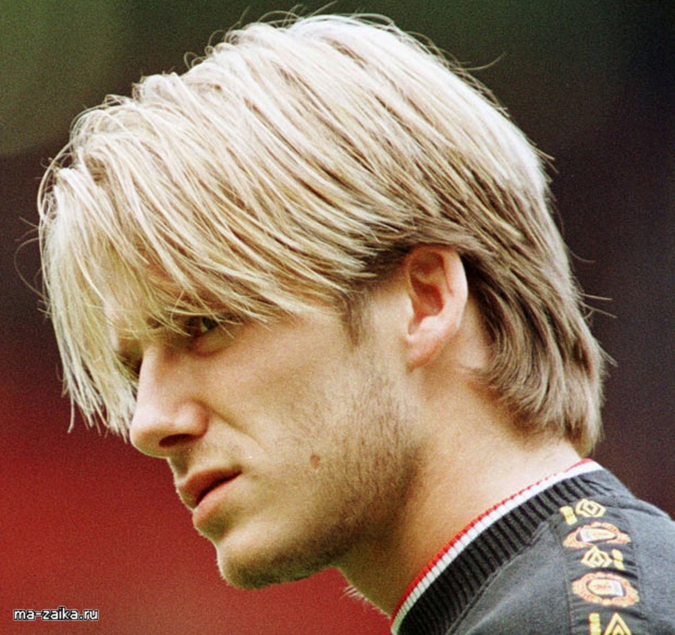 Les coiffures de Beckham : photo de coupes de cheveux