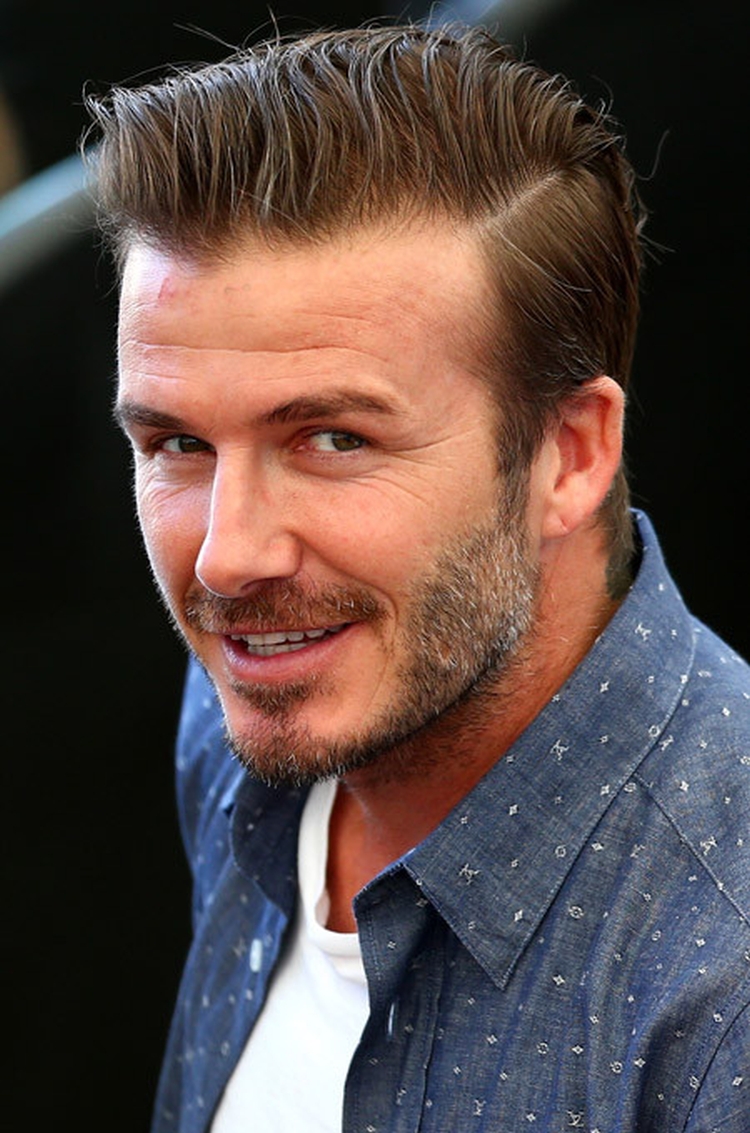 Les coiffures de Beckham : photo de coupes de cheveux