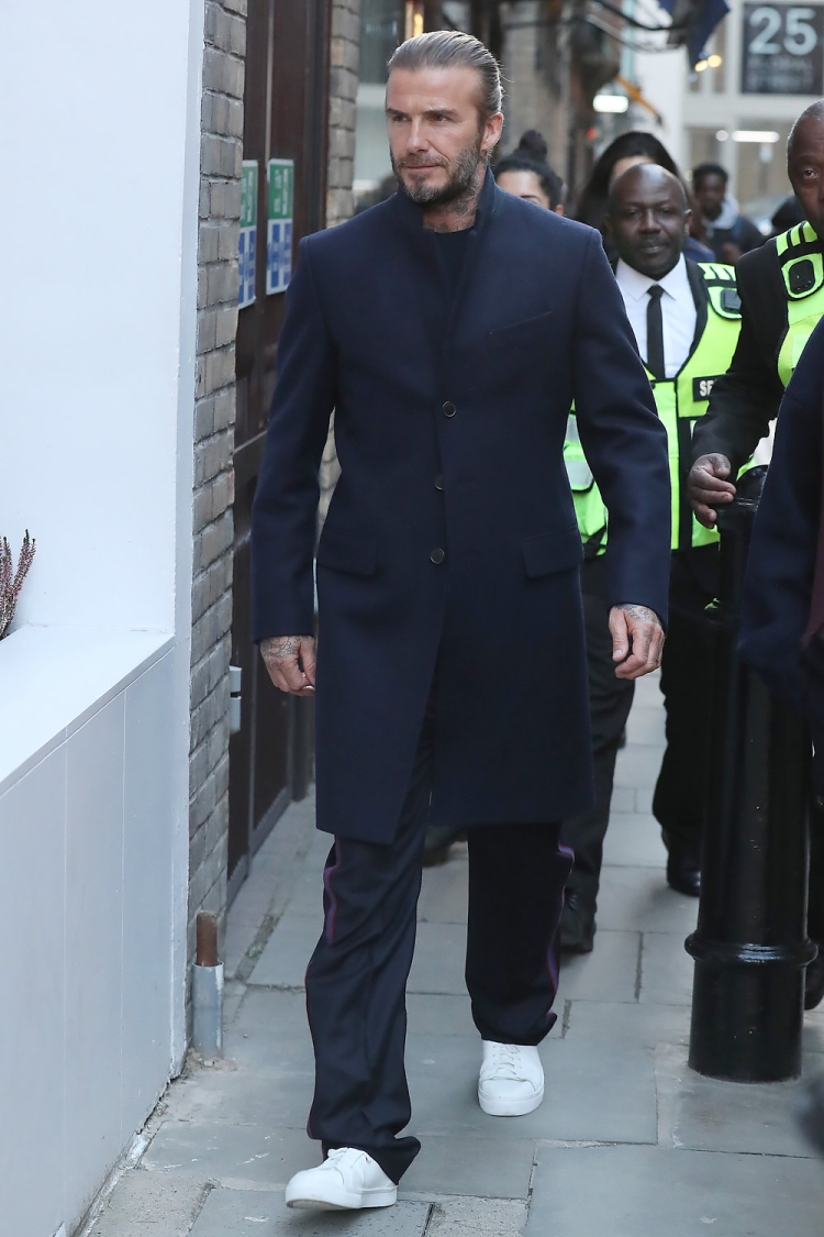 Les coiffures de Beckham : photo de coupes de cheveux