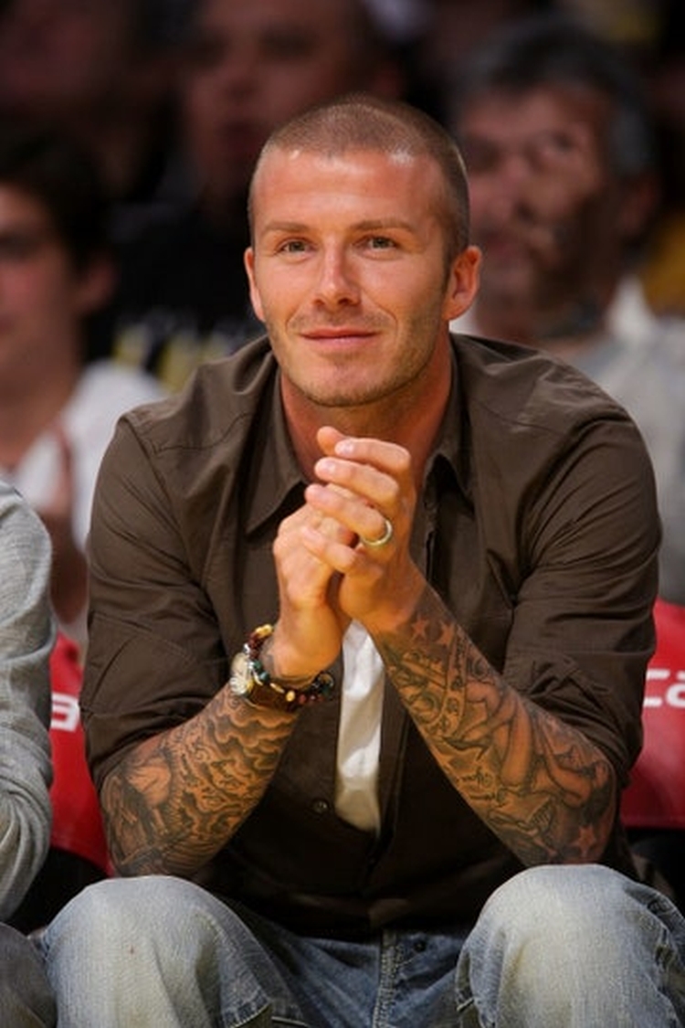 Les coiffures de Beckham : photo de coupes de cheveux