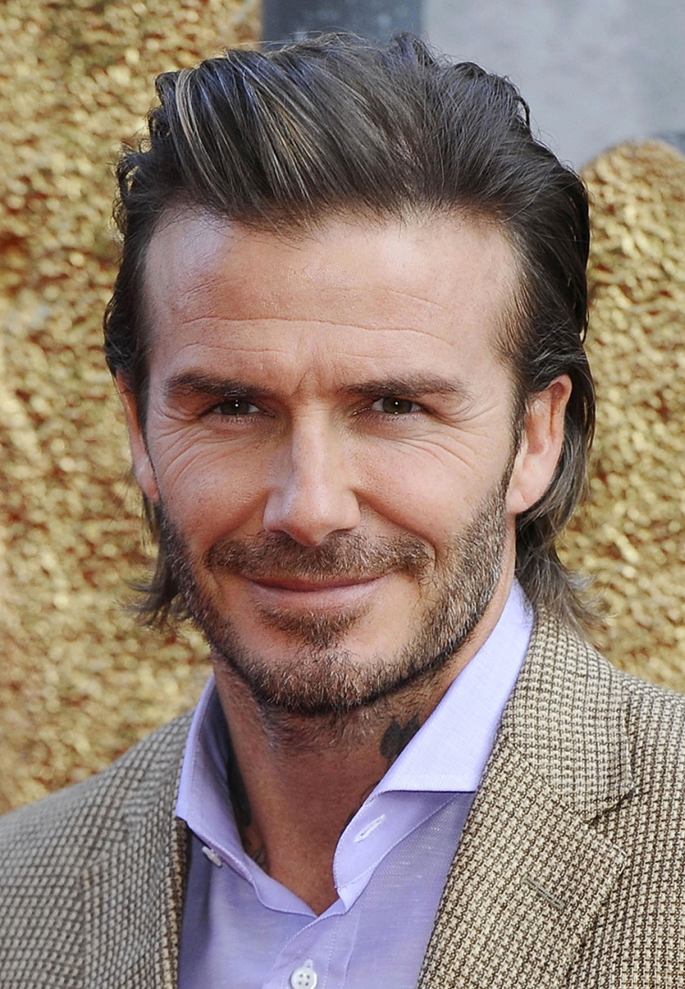Les coiffures de Beckham : photo de coupes de cheveux