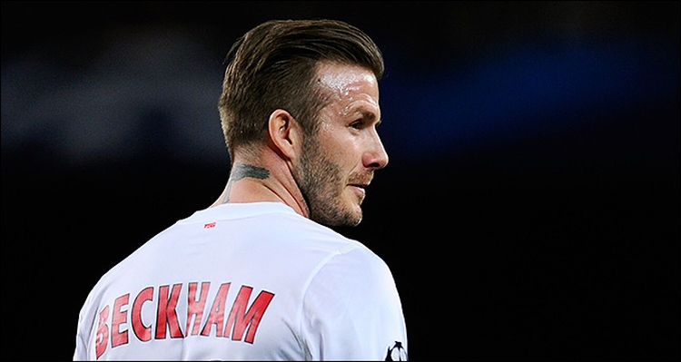 Les coiffures de Beckham : photo de coupes de cheveux