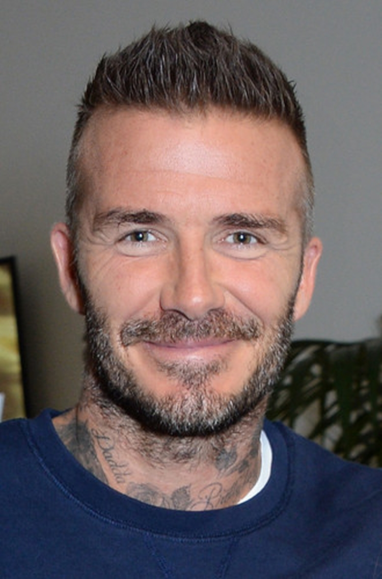 Les coiffures de Beckham : photo de coupes de cheveux