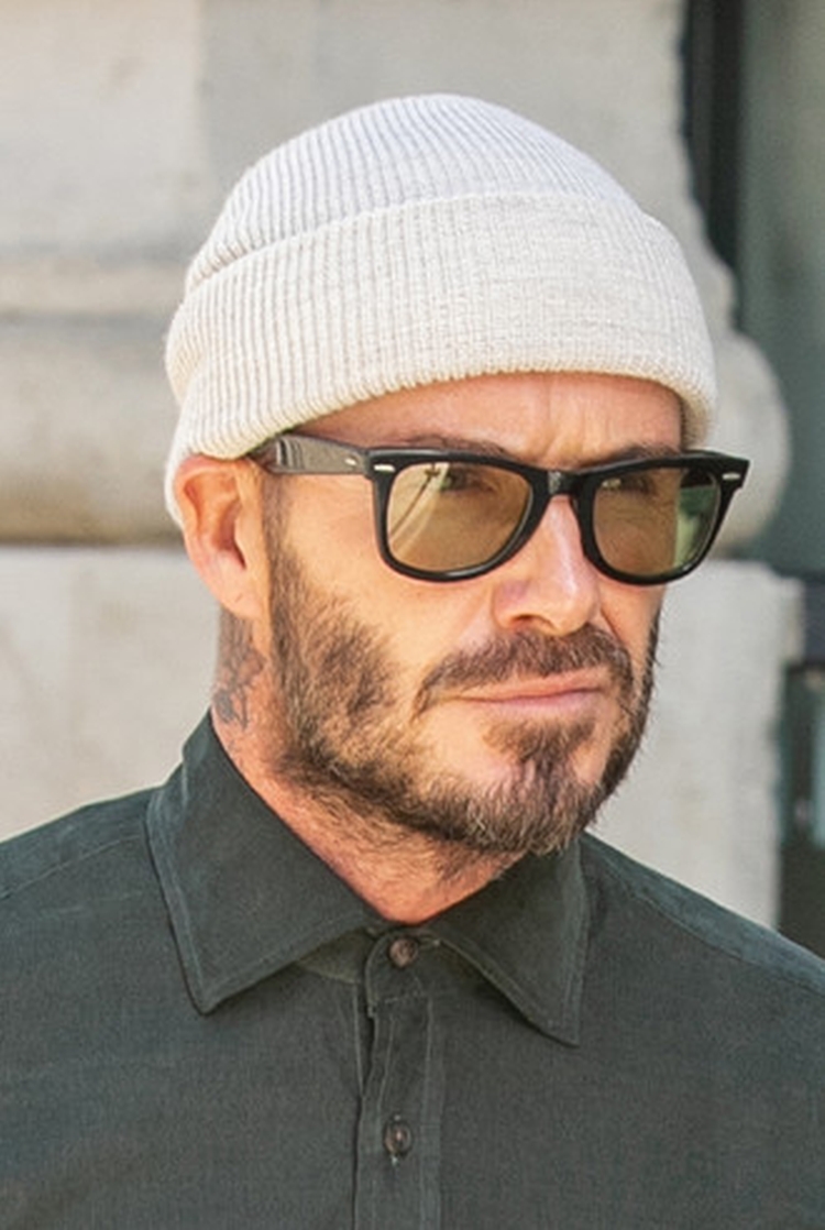 Les coiffures de Beckham : photo de coupes de cheveux
