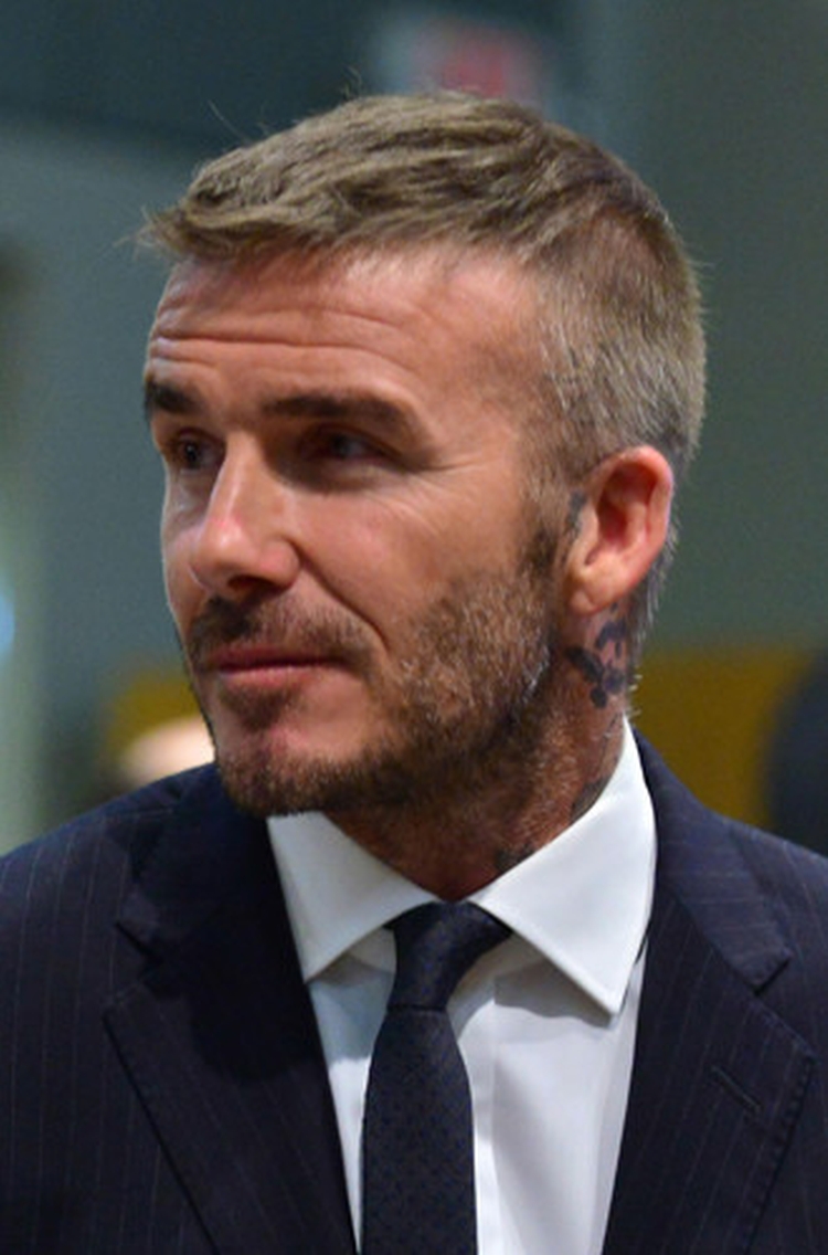 Les coiffures de Beckham : photo de coupes de cheveux