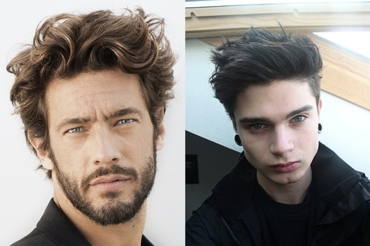 Coiffure grunge pour homme qui convient