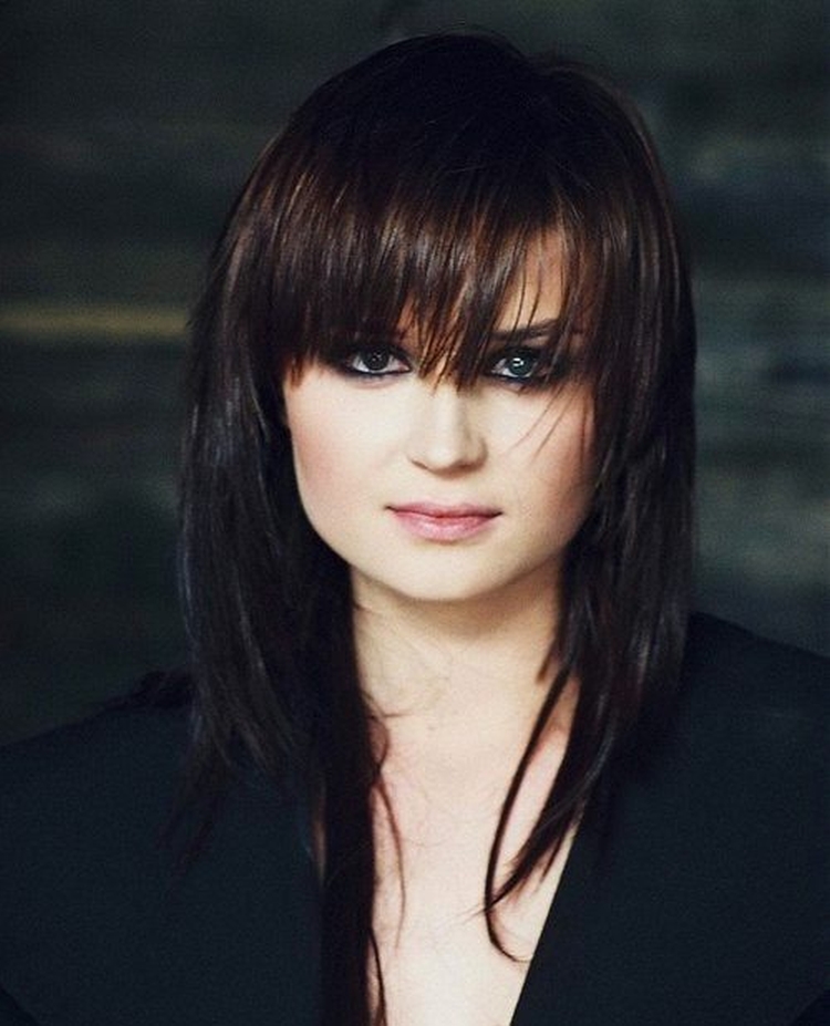La coiffure de Polina Gagarina