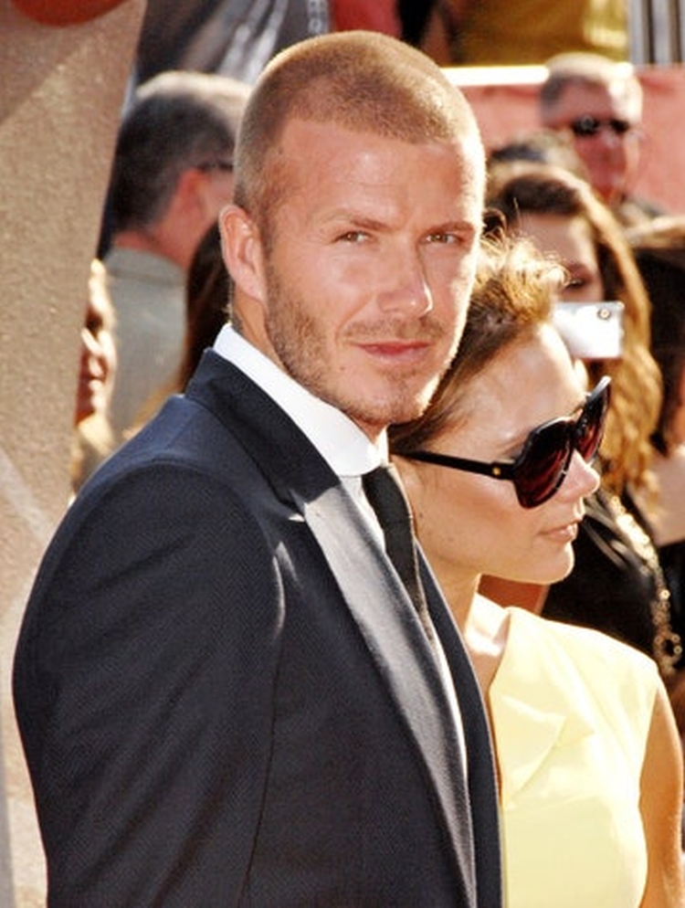 Les coiffures de Beckham : photo de coupes de cheveux