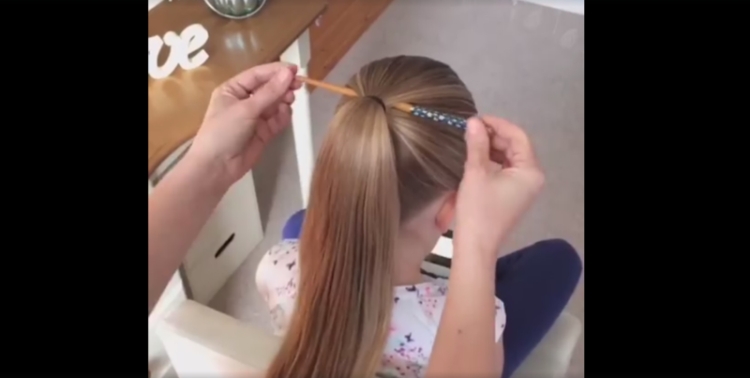 Belle coiffure au crayon avec des exemples