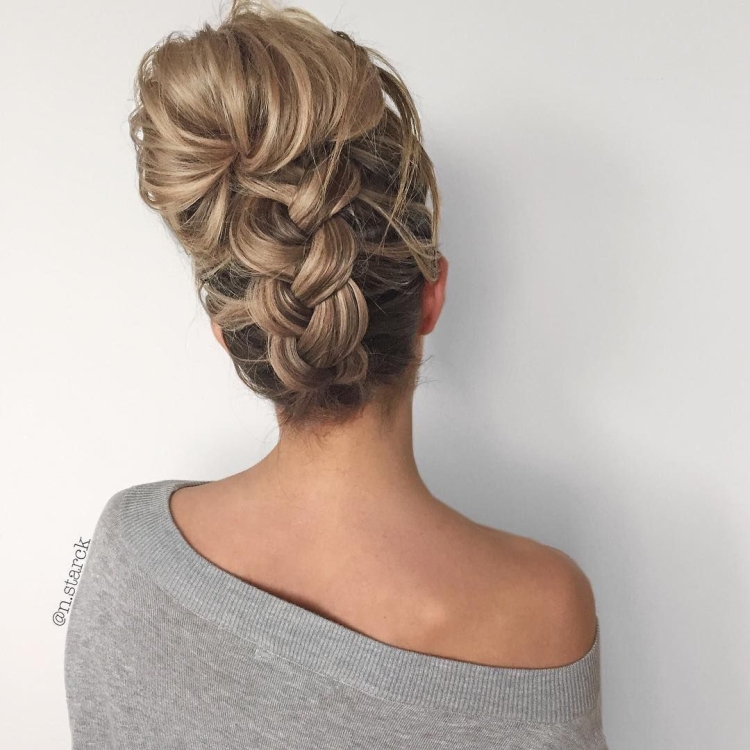 Donut coiffure étape par étape