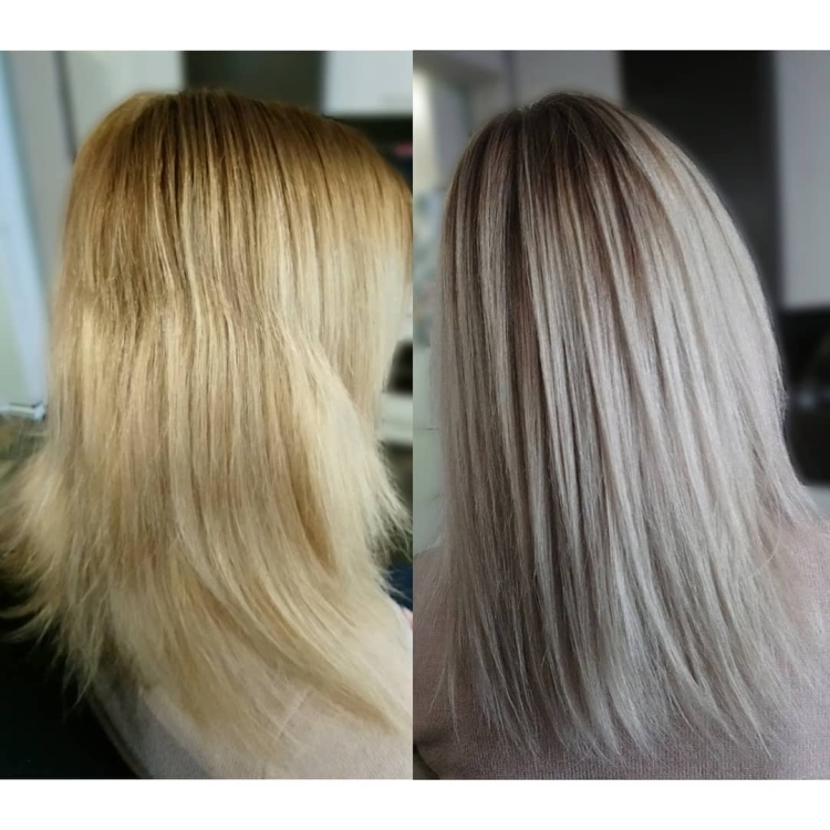 Élimine le jaunissement après coloration