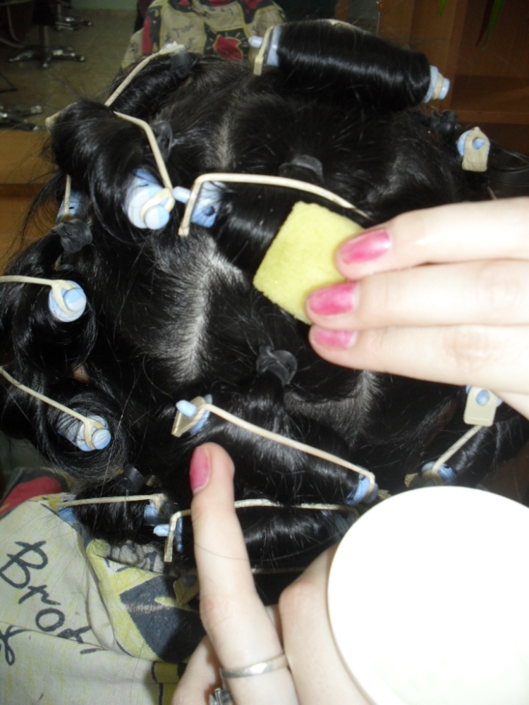 Permanente pour cheveux mi-longs