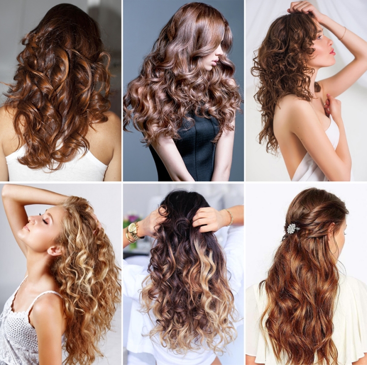 Types modernes de cheveux permanents