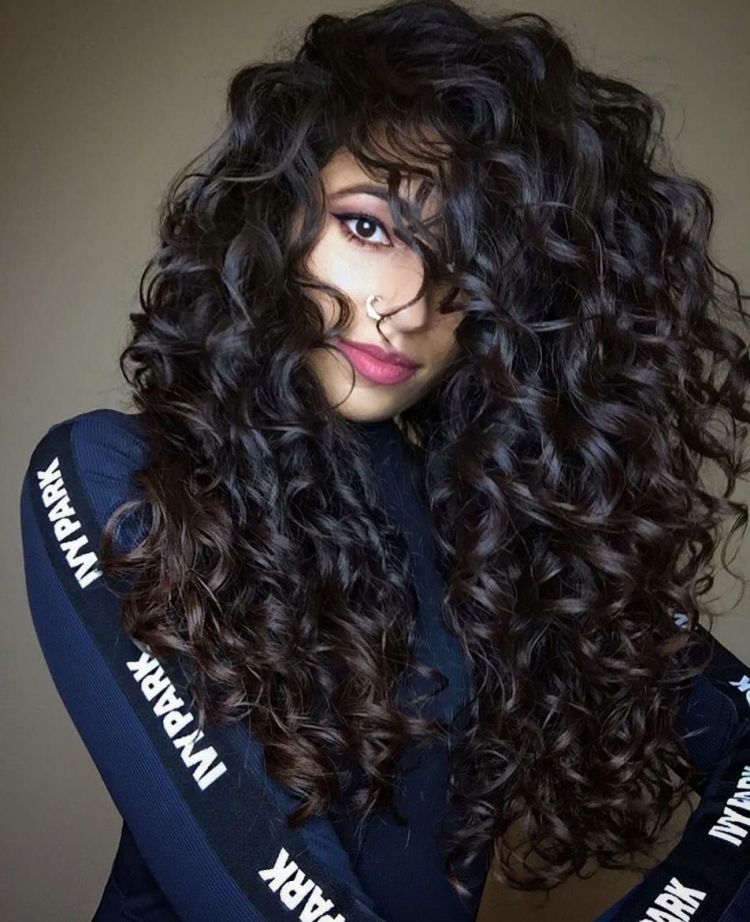Permanente pour cheveux longs