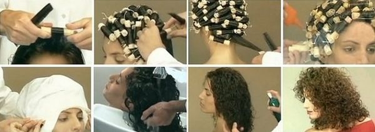 Bio-curling pour cheveux mi-longs, courts et longs