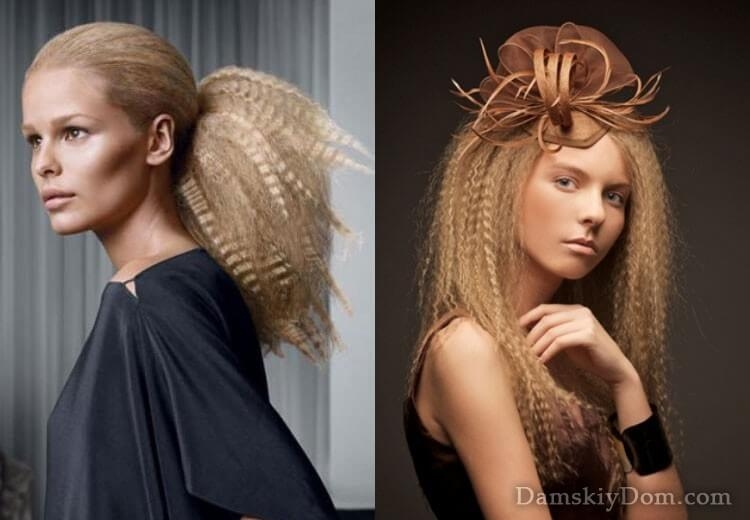 Coiffures de soirée pour cheveux mi-longs