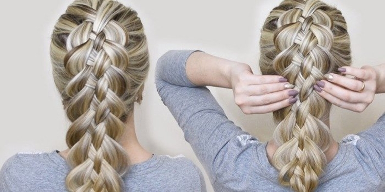 Tresse inversée comment tisser des instructions étape par étape