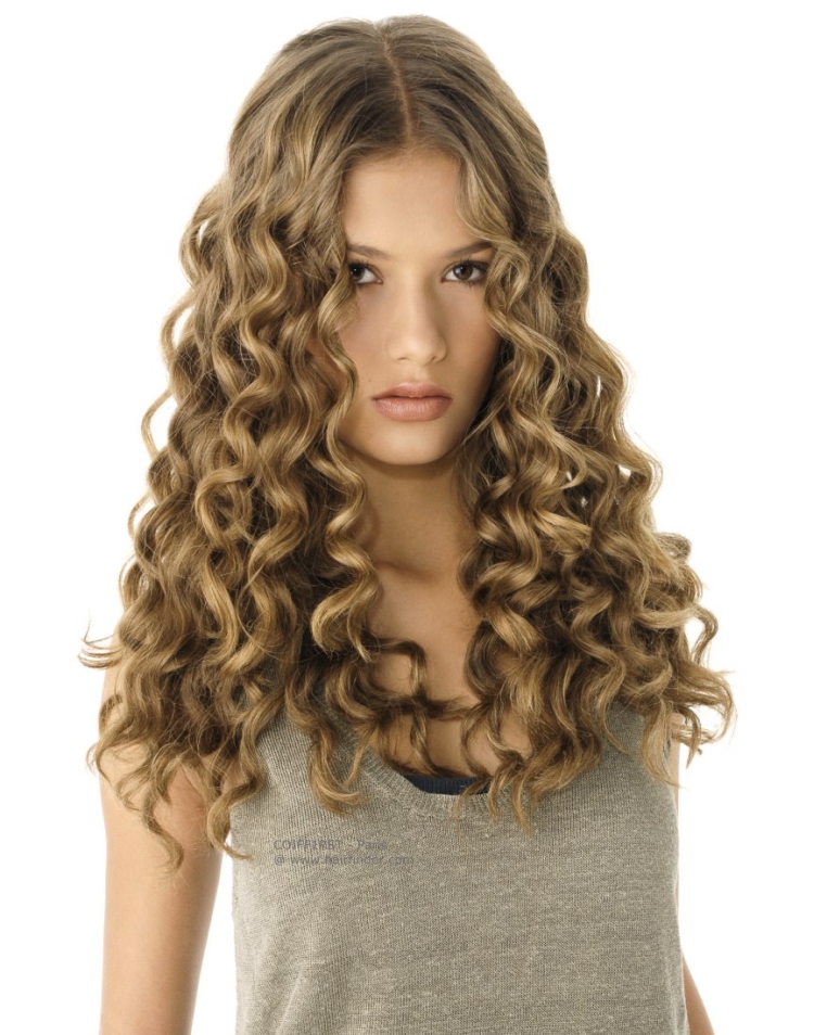 Permanente pour cheveux longs