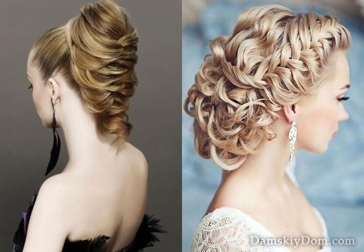 Coiffures de soirée pour cheveux mi-longs