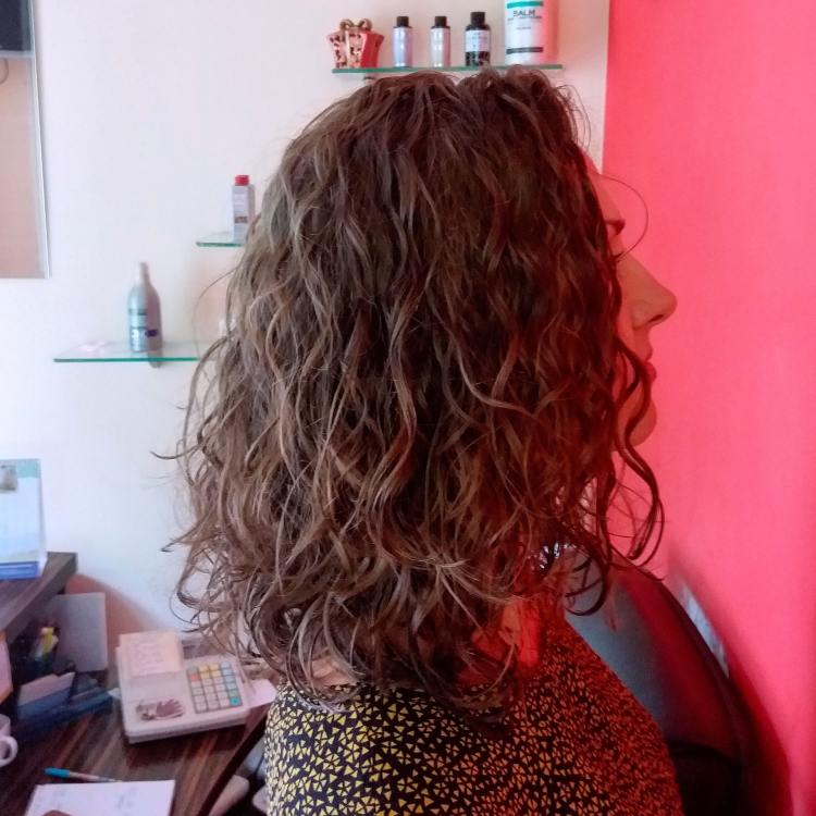 Bio-curling pour cheveux mi-longs, courts et longs