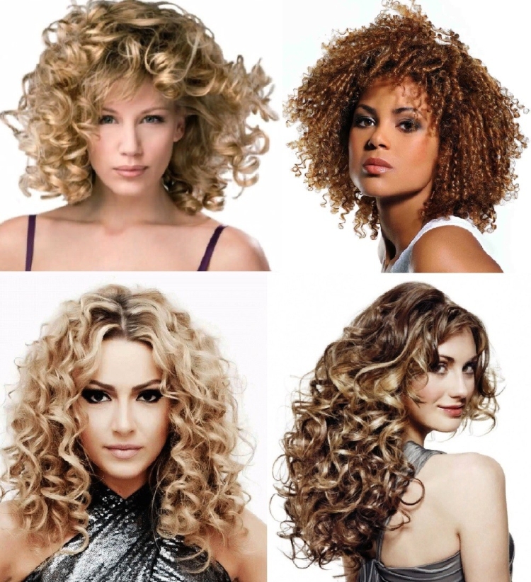 Types modernes de cheveux permanents
