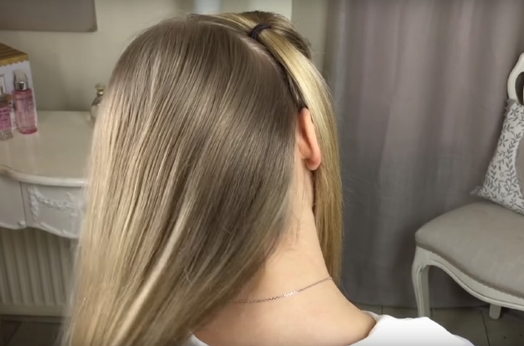 Tresse inversée comment tisser des instructions étape par étape