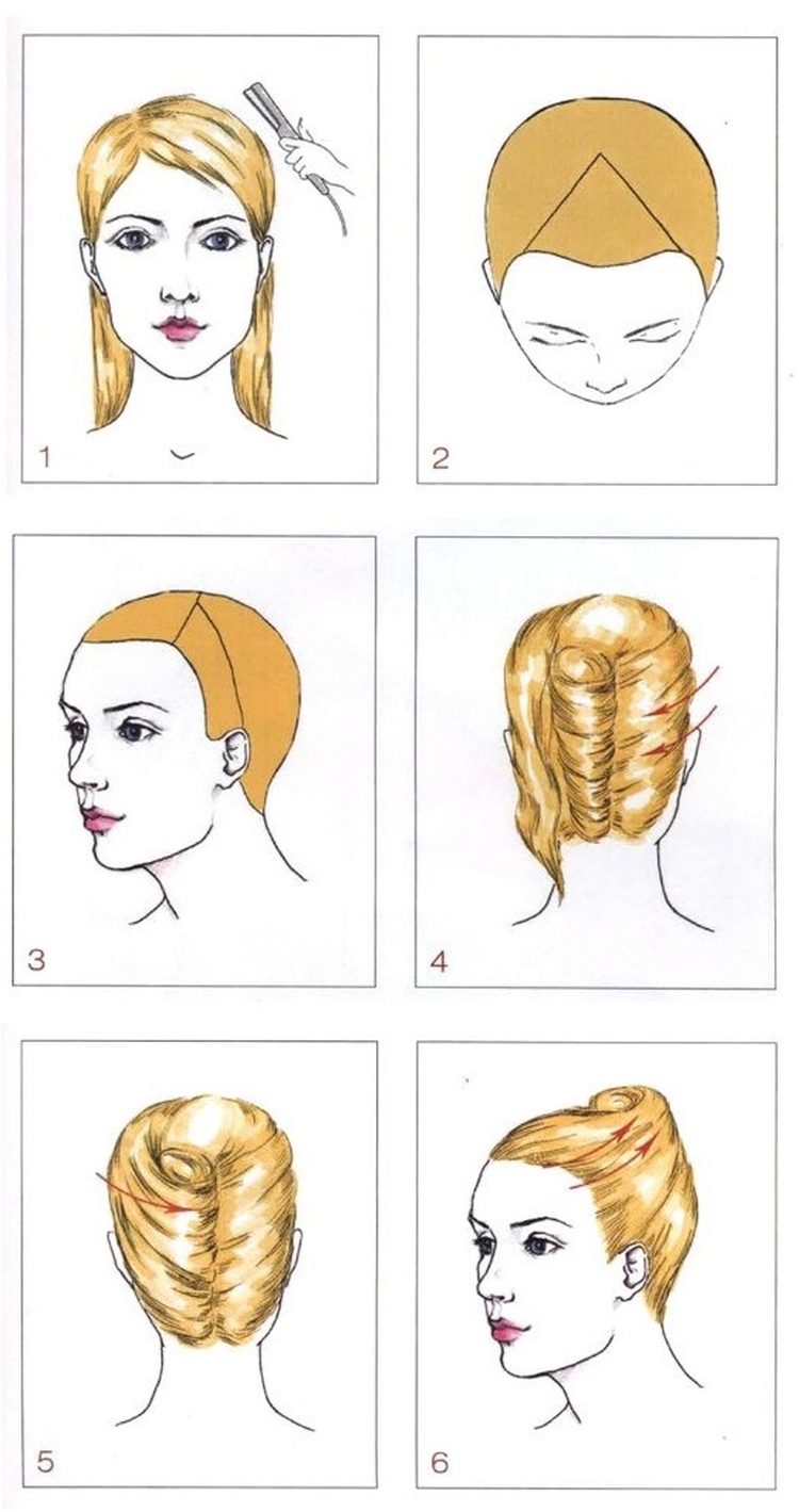 Coiffures de soirée pour cheveux mi-longs