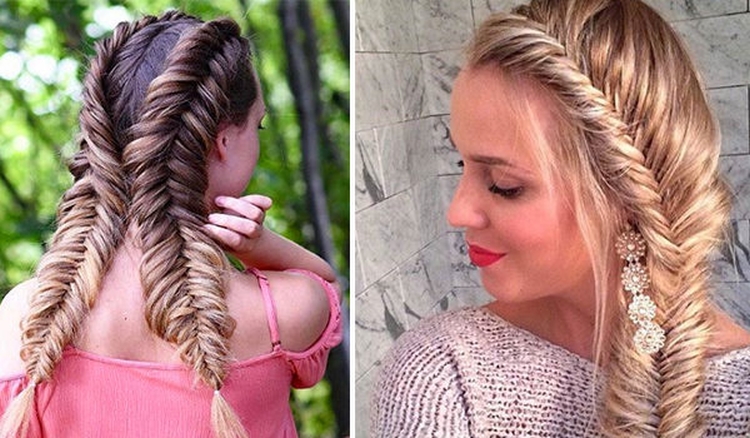 Tresse inversée comment tisser des instructions étape par étape