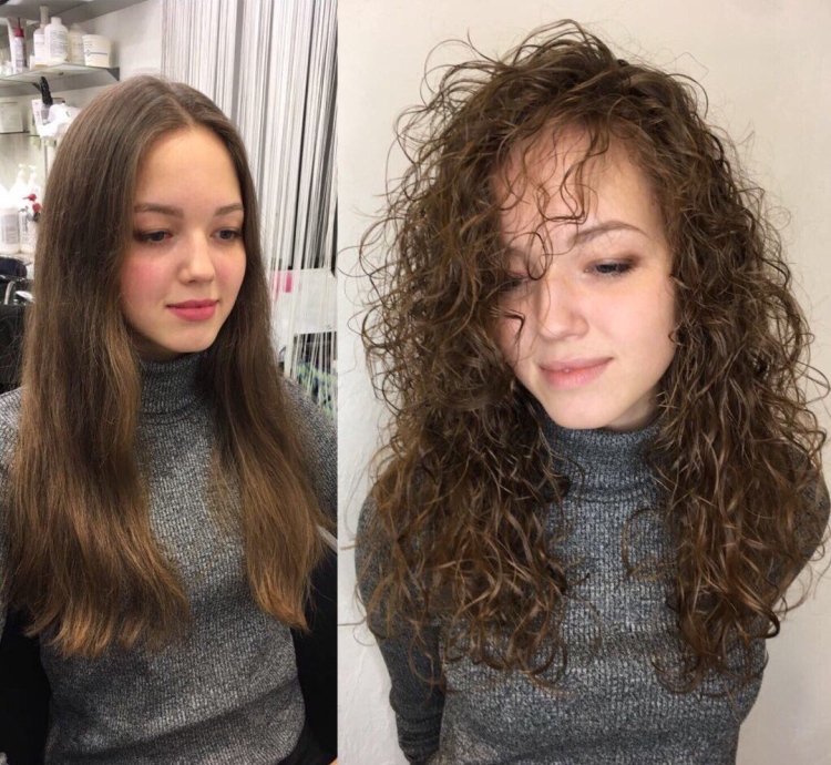 Bio-curling pour cheveux mi-longs, courts et longs