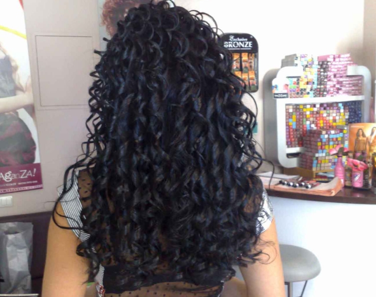 Bio-curling pour cheveux mi-longs, courts et longs