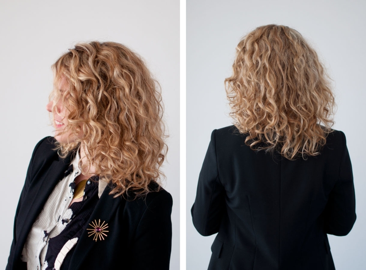 Chimie humide pour cheveux moyens, courts et longs
