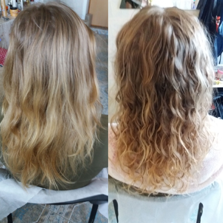 Permanente de cheveux