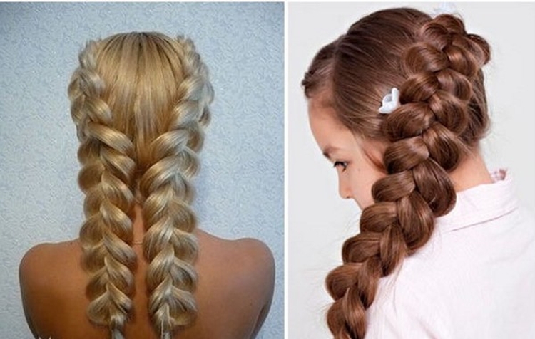Tresses françaises pour filles avec photos étape par étape