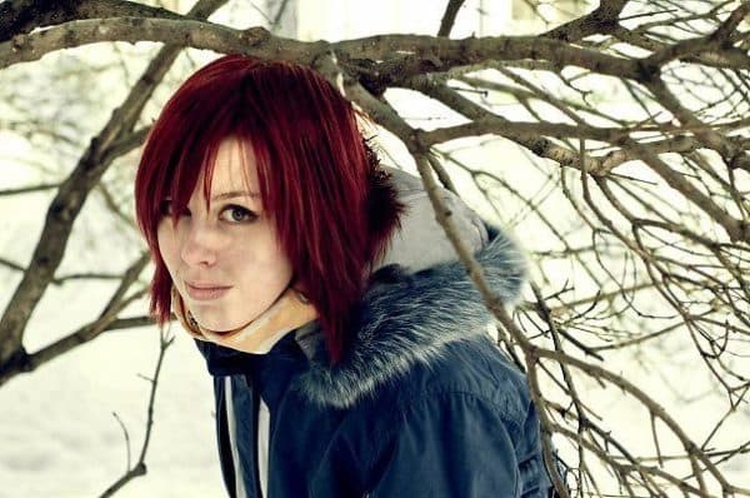 Couleur de cheveux cerise mûre