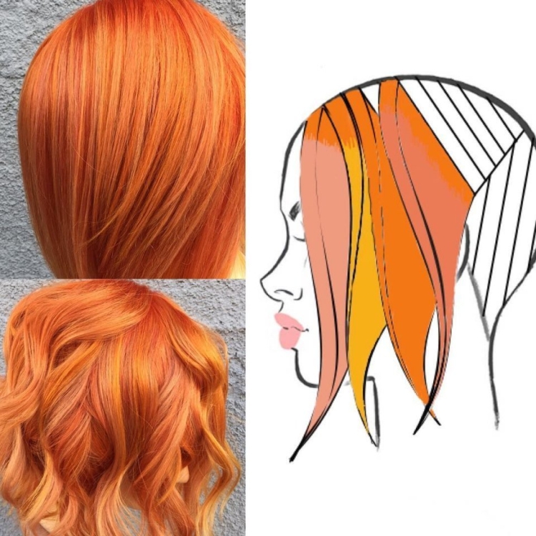Technique de coloration des cheveux