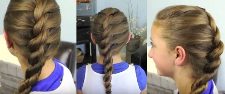 Tresses françaises pour filles avec photos étape par étape