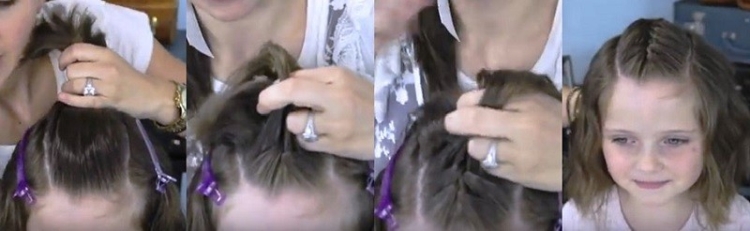Tresses françaises pour filles avec photos étape par étape