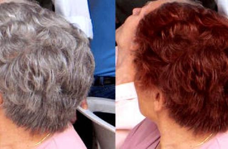 Couleur de cheveux cerise mûre