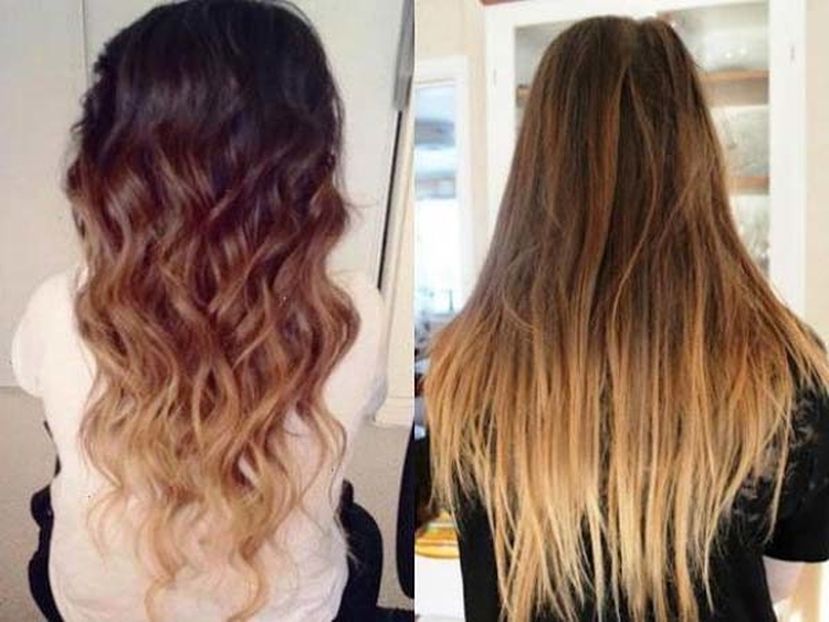 Mise en valeur des cheveux en deux couleurs