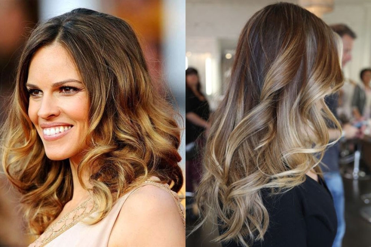 Couleur de cheveux noix d'or