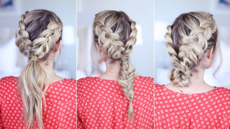 Tresses françaises pour filles avec photos étape par étape