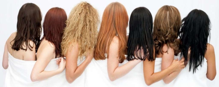 Mise en valeur des cheveux en deux couleurs
