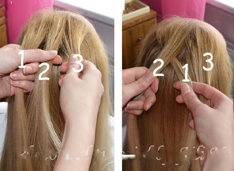 Tresses françaises pour filles avec photos étape par étape