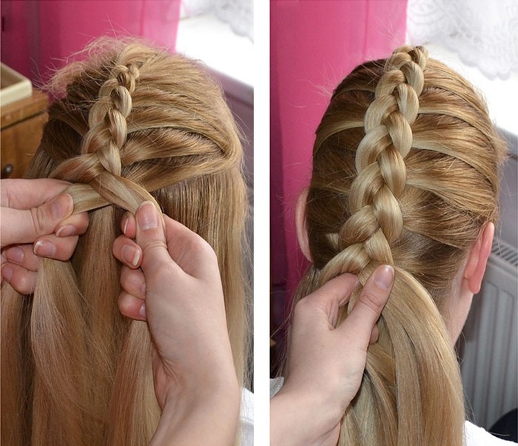 Tresses françaises pour filles avec photos étape par étape