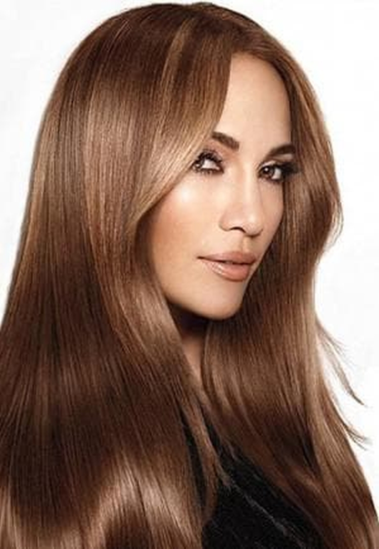 Couleur de cheveux noix d'or