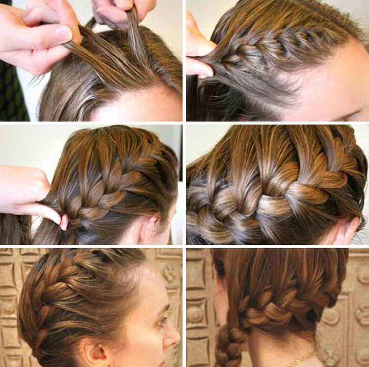 Tresses françaises pour filles avec photos étape par étape